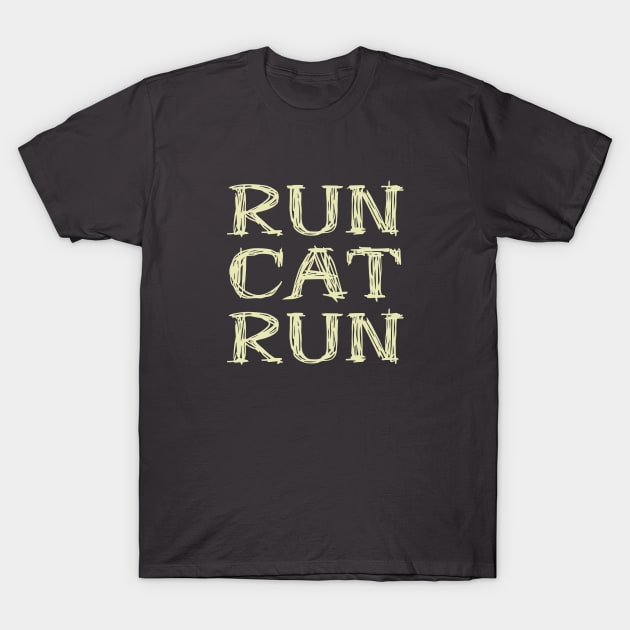 RunCatRun in sketch font light T-Shirt by runcatrun
